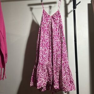 GAP Pink and White Floral Dress